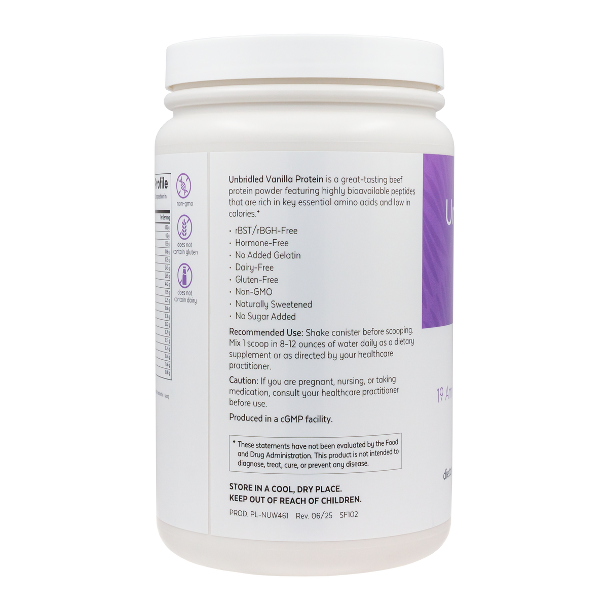 Unbridled Vanilla Protein