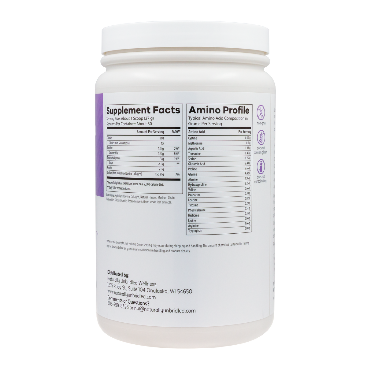 Unbridled Vanilla Protein