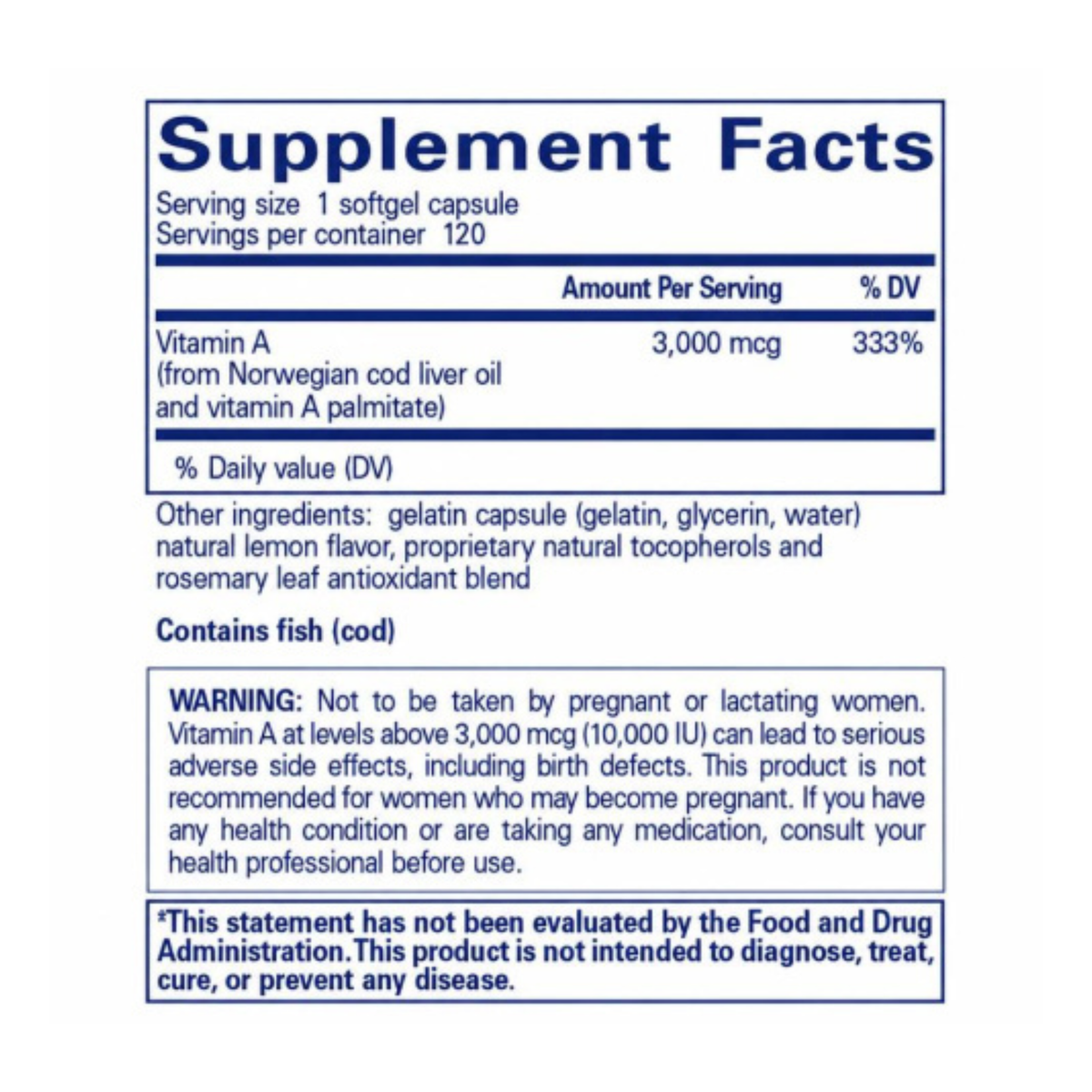 Vitamin A (softgels)
